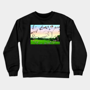 Flight paths Crewneck Sweatshirt